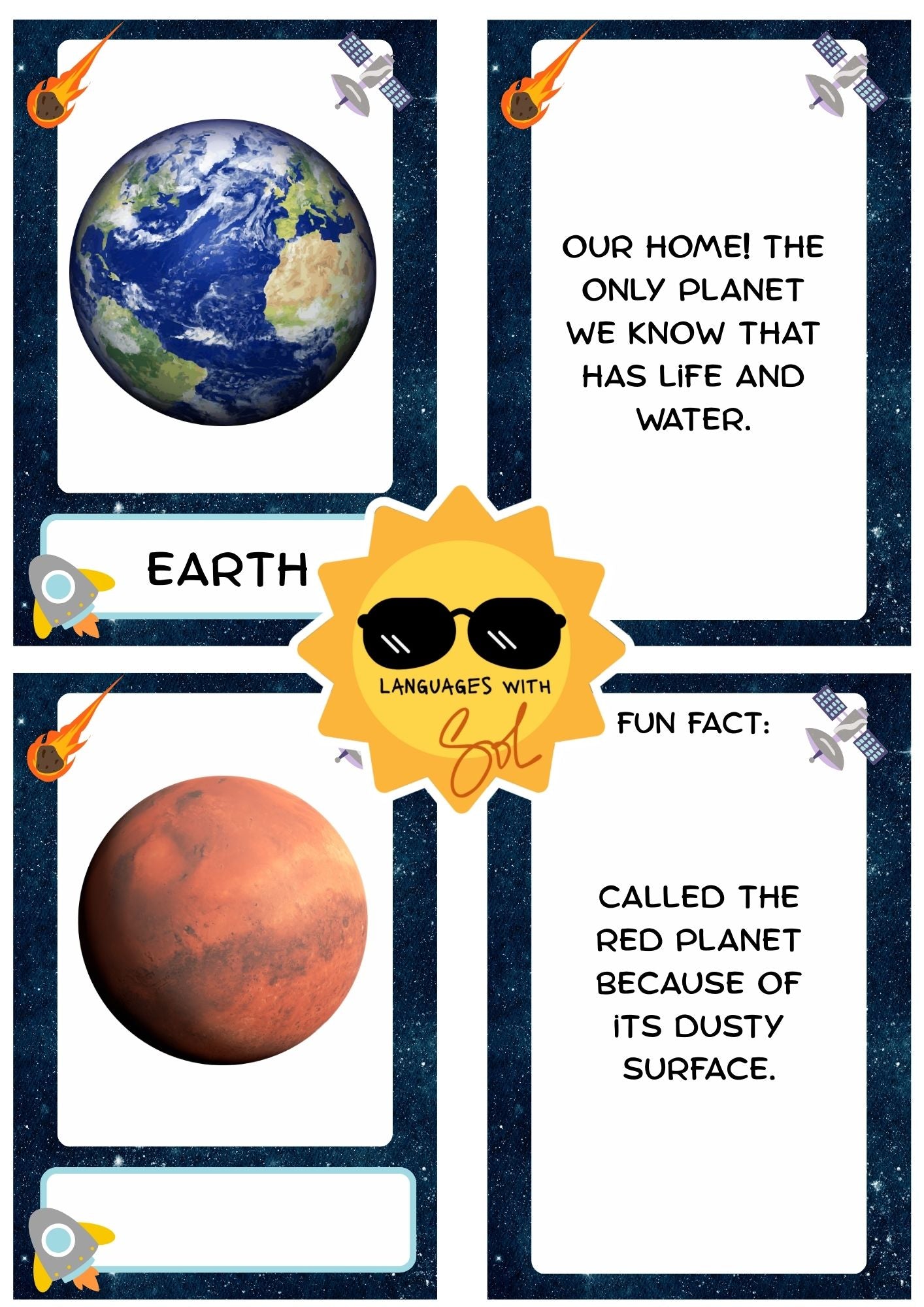 Space Explorers Club: My Cosmic Fun Booklet + Space Bingo