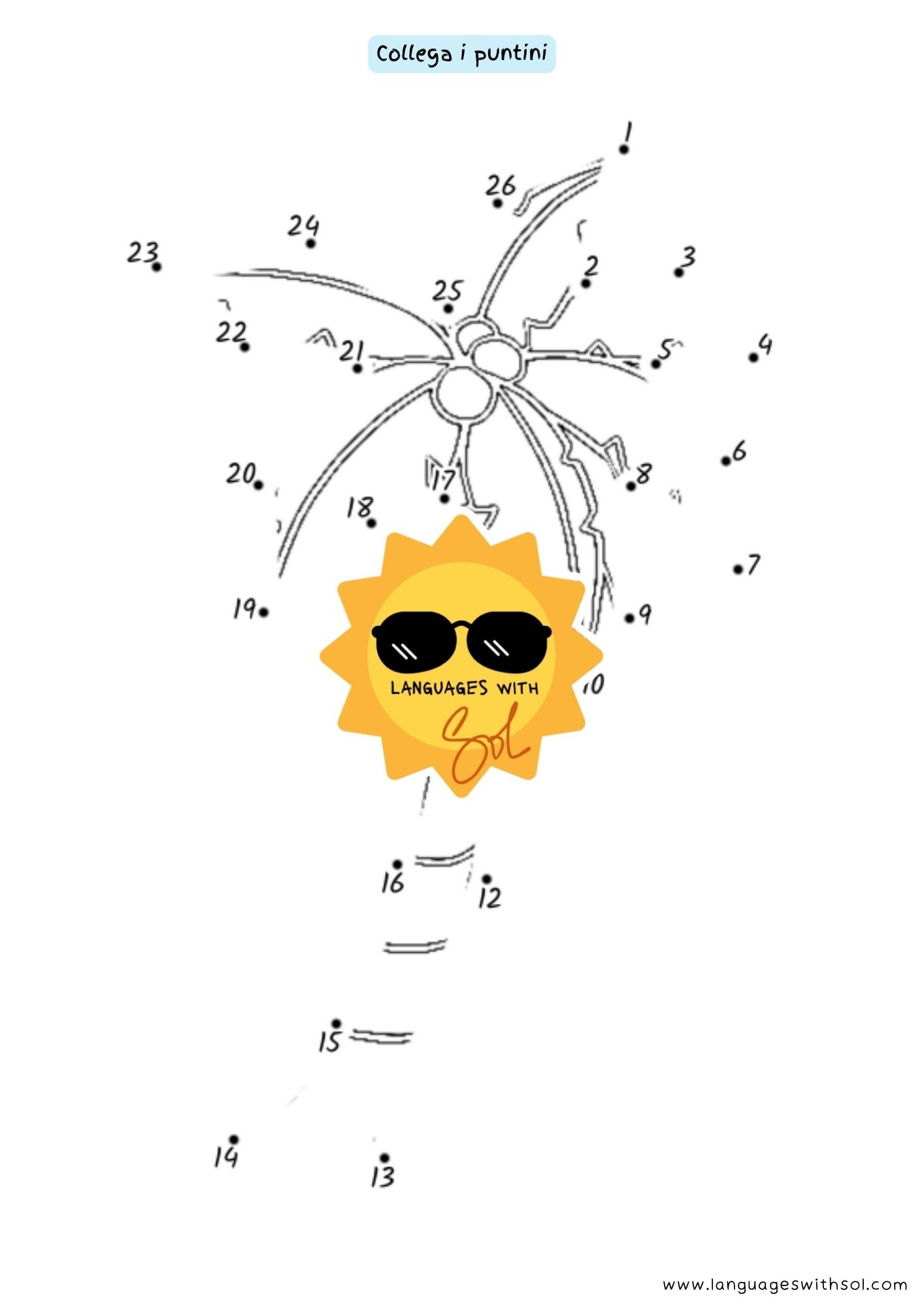 Palline di cocco + flashcards