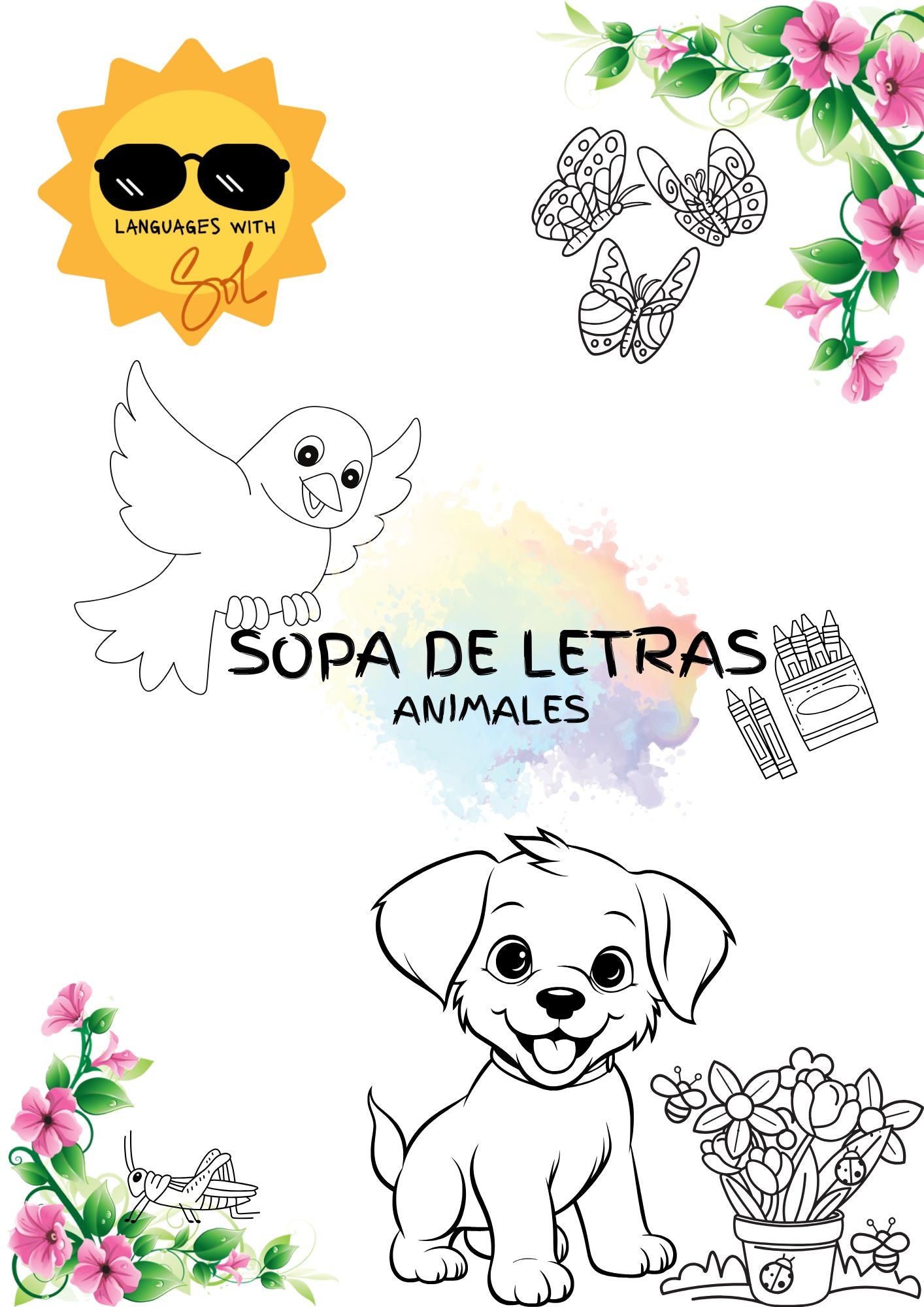 Sopa de Letras: Animales