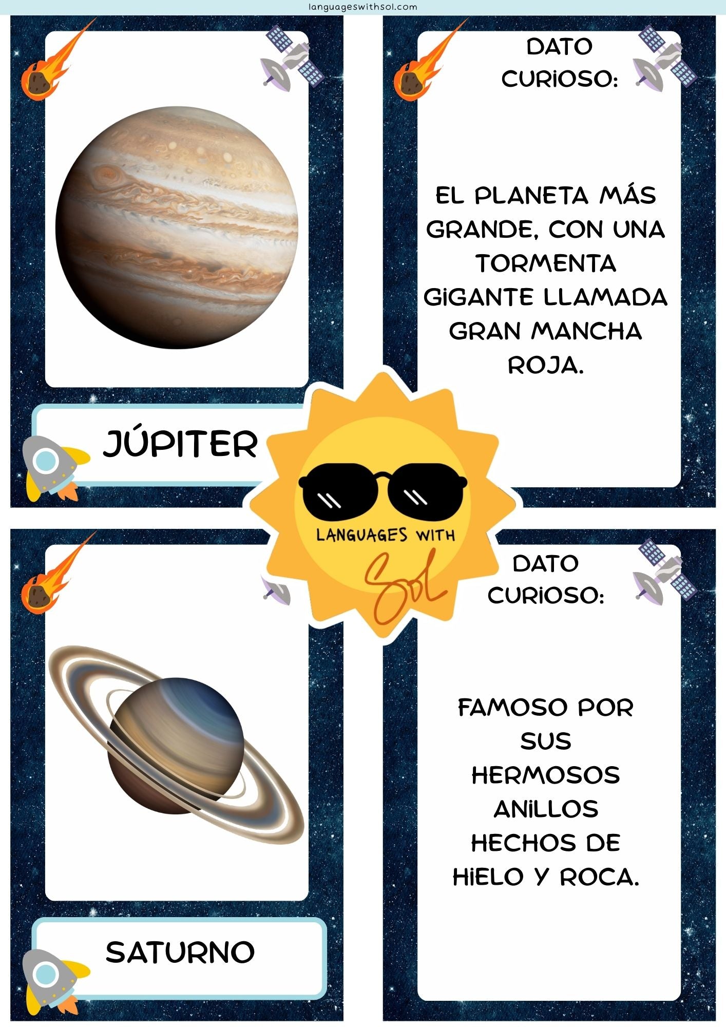 Club de Exploradores Espaciales: Mi cuadernillo de diversión espacial + Bingo espacial