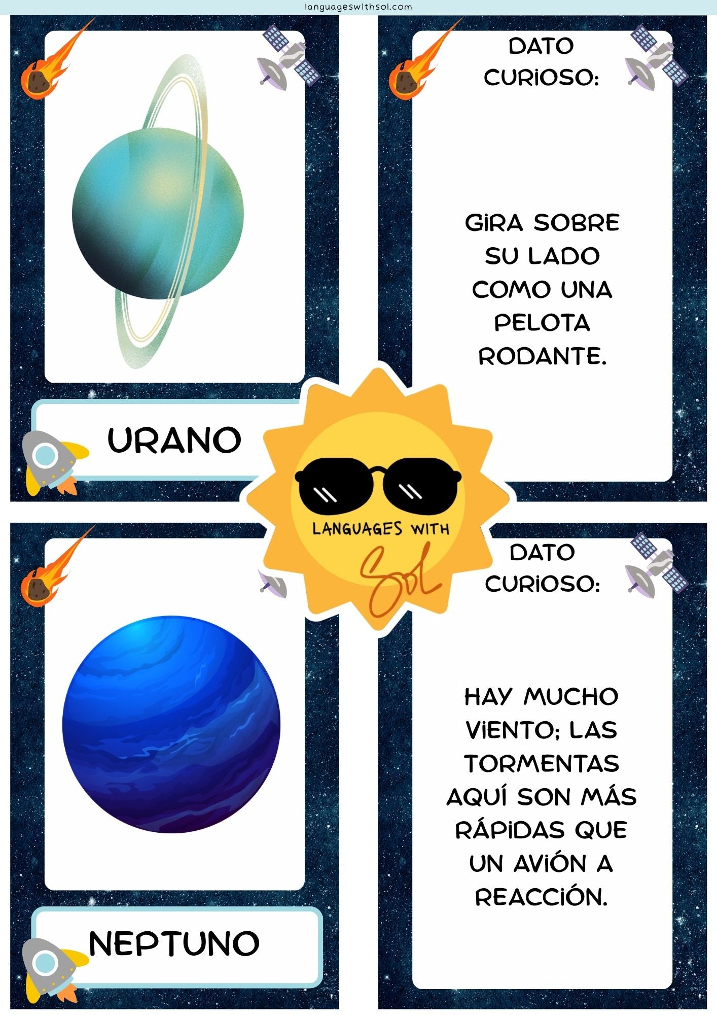 Club de Exploradores Espaciales: Mi cuadernillo de diversión espacial + Bingo espacial