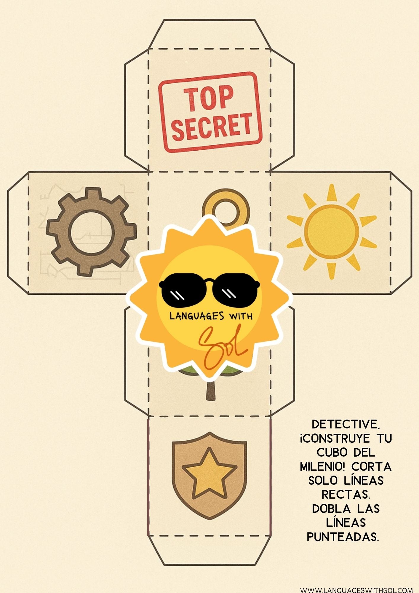 El caso del tesoro desaparecido. Juego de detective en español
