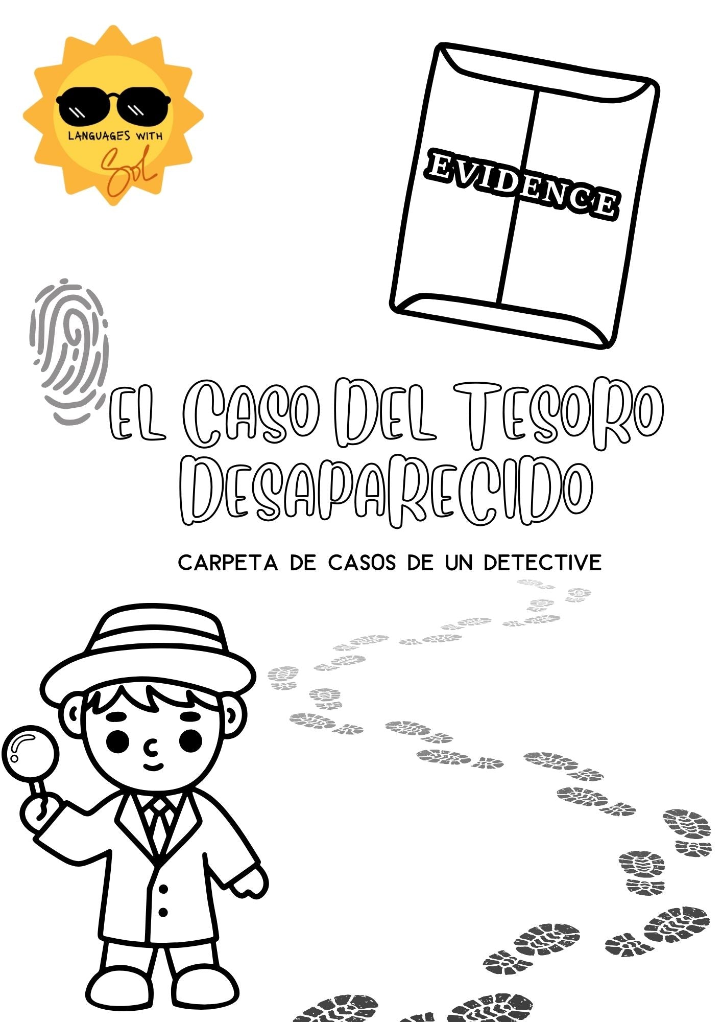 El caso del tesoro desaparecido. Juego de detective en español