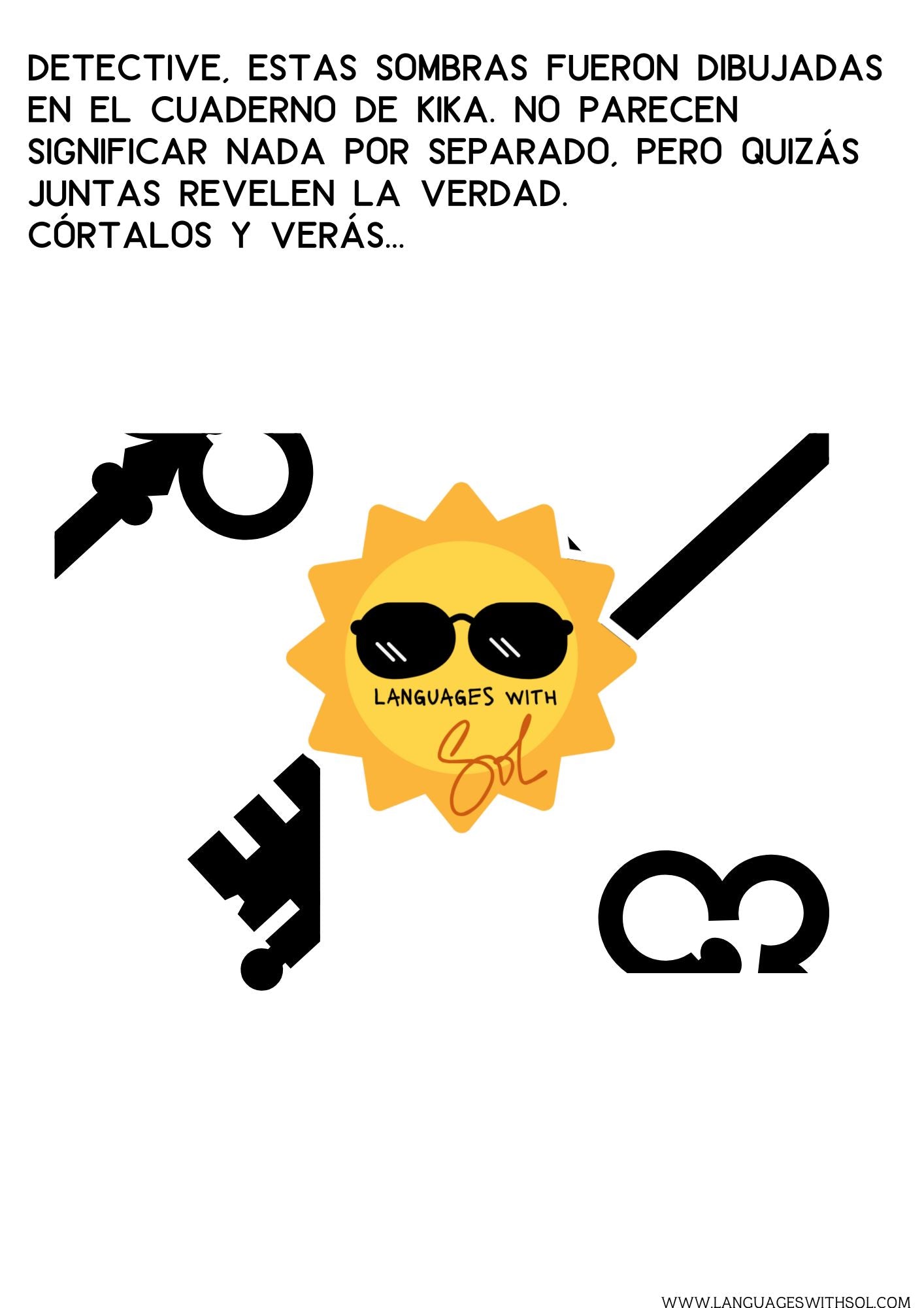 El caso del tesoro desaparecido. Juego de detective en español