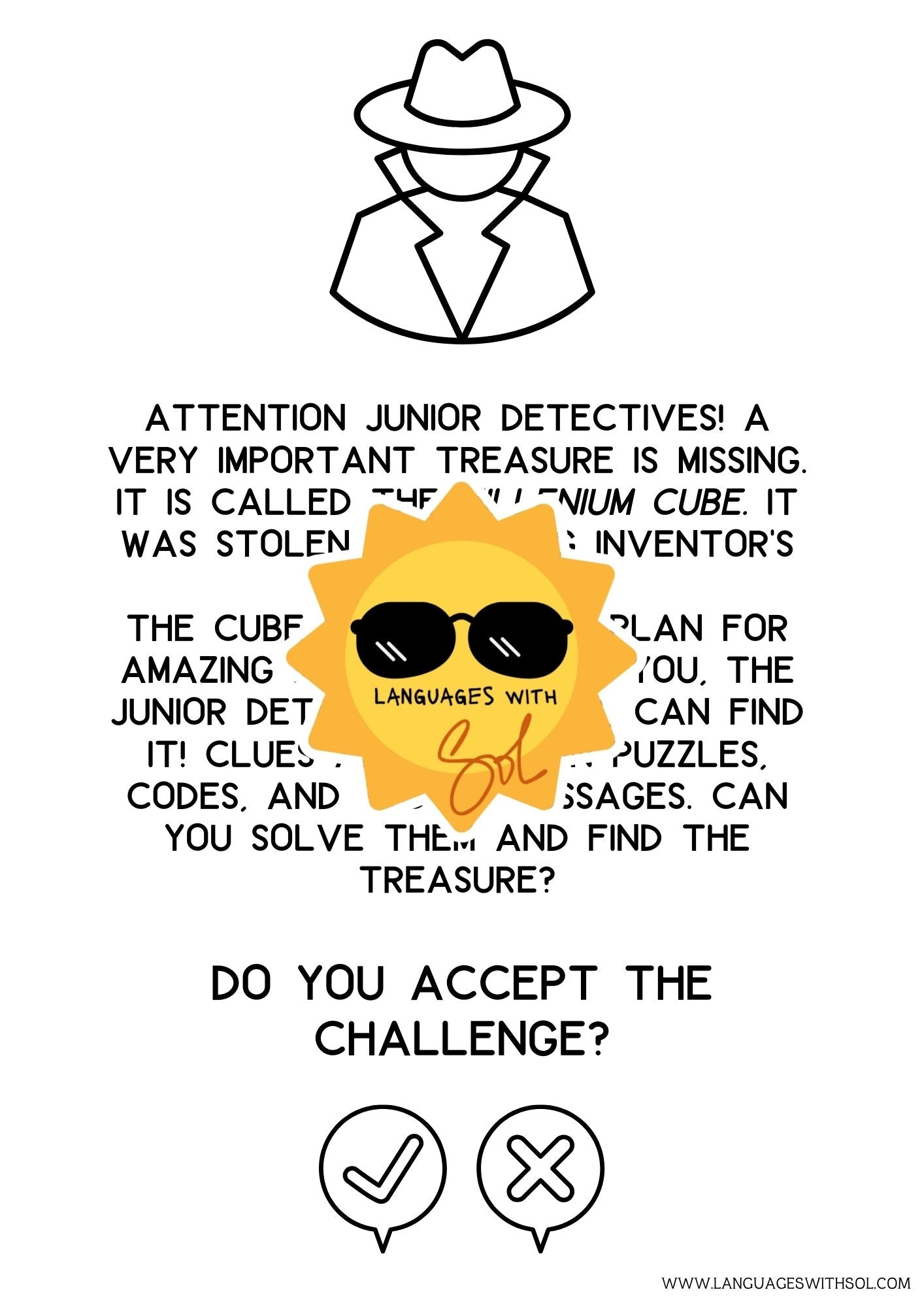 Case of the missing treasure: a detective game