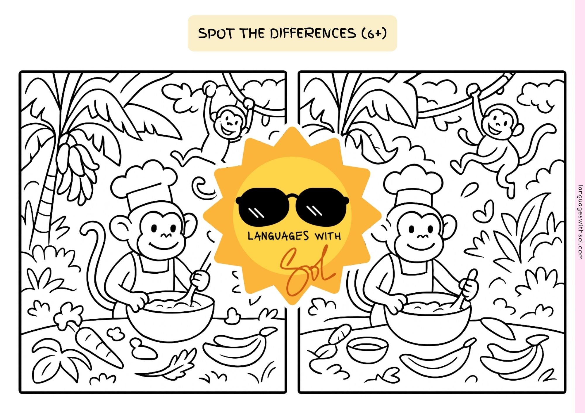 Banana bread recipe booklet + flashcards