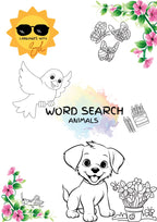 Word search: Animals