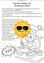 Banana bread recipe booklet + flashcards