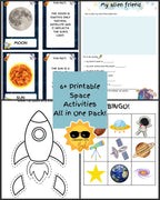 Space Explorers Club: My Cosmic Fun Booklet + Space Bingo