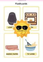 Banana bread recipe booklet + flashcards
