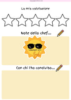 Banana bread: ricetta e libro di attivitià con flashcards