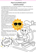 Banana bread: ricetta e libro di attivitià con flashcards