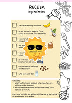 Budín de Banana: Receta y Libro de Actividades con Flashcards
