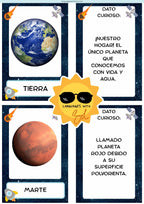 Club de Exploradores Espaciales: Mi cuadernillo de diversión espacial + Bingo espacial