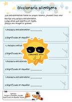 Club de Exploradores Espaciales: Mi cuadernillo de diversión espacial + Bingo espacial