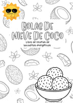 Bolitas de coco + flashcards