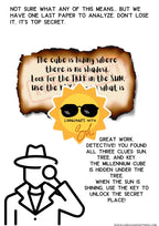 Case of the missing treasure: a detective game