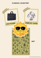 Case of the missing treasure: a detective game
