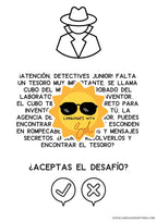 El caso del tesoro desaparecido. Juego de detective en español
